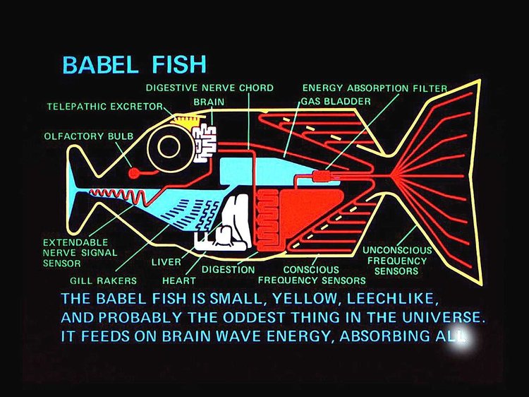 The Babelfish predicted the future technology of instant translation
