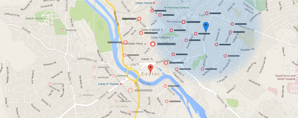 Google Local Centroid - Google Local Ranking Factors